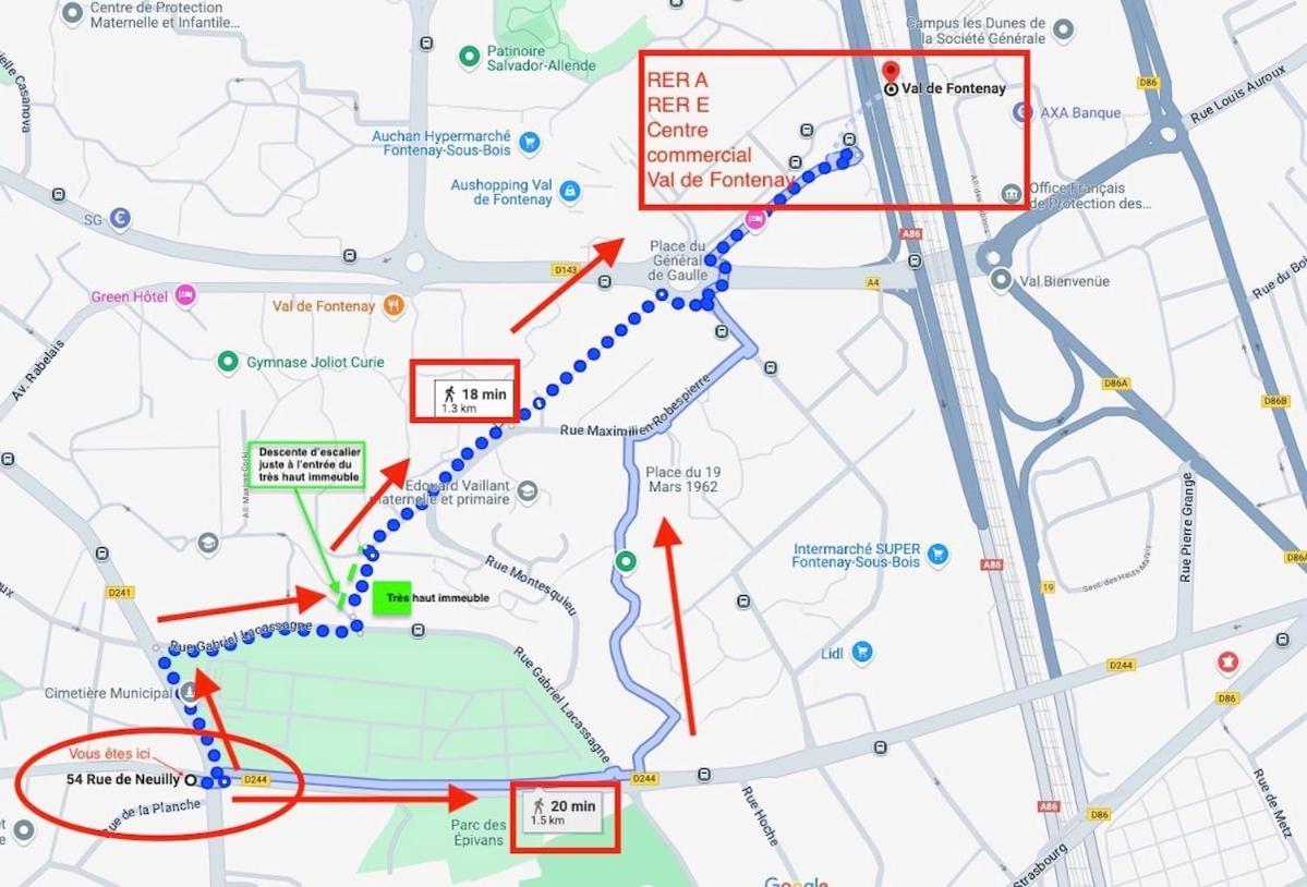 Sunny Suite-Proche Paris & Disney Fontenay-sous-Bois Ngoại thất bức ảnh